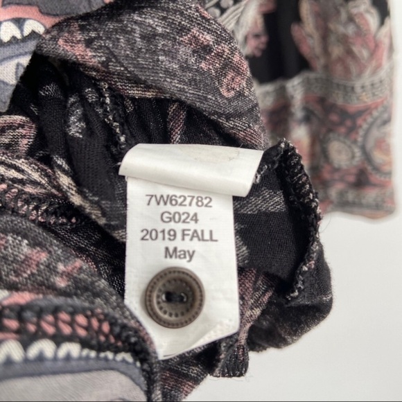 NWT LUCKY BRAND Border sprint Floral Tunic Size 1X - Picture 6 of 10